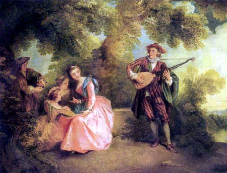 Nicolas Lancret The Serenade